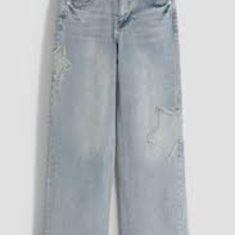 2 Pairs of YMI Girl Jeans StarGirl Wide Leg Jeans &